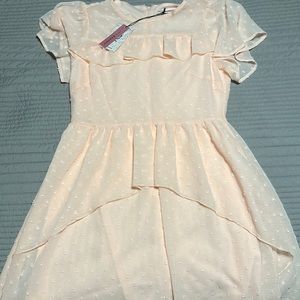 Andree by Unit pink ruffle dress